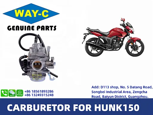 WAY-C Motorcycle Spare Parts  Carburetor for HERO HUNK 150 16100-AAB-801